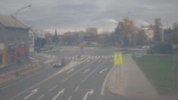 Křižovatka ulic Komenského a Velké Novosady