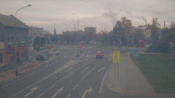 Křižovatka ulic Komenského a Velké Novosady