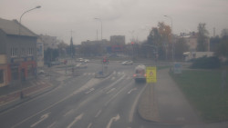 Křižovatka ulic Komenského a Velké Novosady