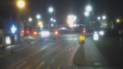 Křižovatka ulic Komenského a Velké Novosady