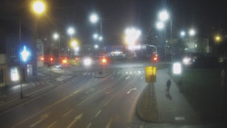 Křižovatka ulic Komenského a Velké Novosady