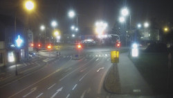 Křižovatka ulic Komenského a Velké Novosady