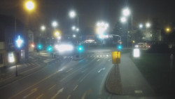 Křižovatka ulic Komenského a Velké Novosady