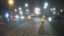 Křižovatka ulic Komenského a Velké Novosady