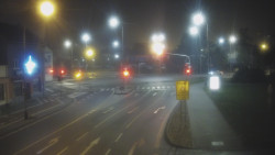 Křižovatka ulic Komenského a Velké Novosady