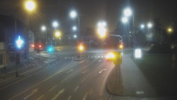 Křižovatka ulic Komenského a Velké Novosady