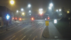 Křižovatka ulic Komenského a Velké Novosady