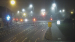 Křižovatka ulic Komenského a Velké Novosady