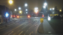 Křižovatka ulic Komenského a Velké Novosady