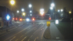 Křižovatka ulic Komenského a Velké Novosady