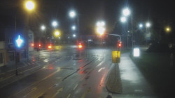 Křižovatka ulic Komenského a Velké Novosady