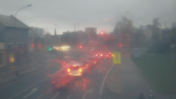 Křižovatka ulic Komenského a Velké Novosady