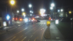 Křižovatka ulic Komenského a Velké Novosady