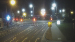 Křižovatka ulic Komenského a Velké Novosady