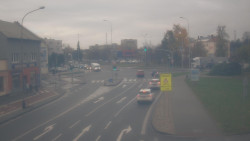 Křižovatka ulic Komenského a Velké Novosady