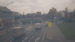 Křižovatka ulic Komenského a Velké Novosady