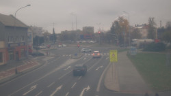 Křižovatka ulic Komenského a Velké Novosady