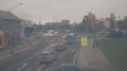 Křižovatka ulic Komenského a Velké Novosady