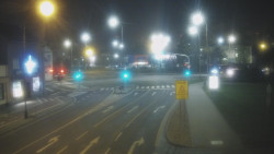 Křižovatka ulic Komenského a Velké Novosady