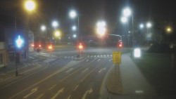 Křižovatka ulic Komenského a Velké Novosady