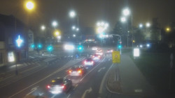 Křižovatka ulic Komenského a Velké Novosady