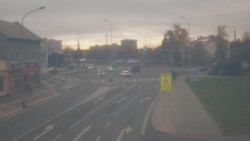 Křižovatka ulic Komenského a Velké Novosady