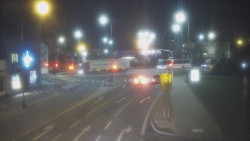 Křižovatka ulic Komenského a Velké Novosady