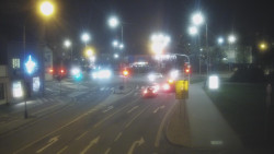 Křižovatka ulic Komenského a Velké Novosady