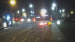 Křižovatka ulic Komenského a Velké Novosady