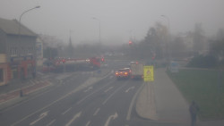 Křižovatka ulic Komenského a Velké Novosady