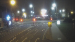 Křižovatka ulic Komenského a Velké Novosady