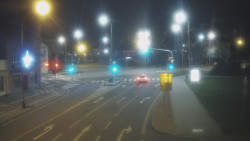 Křižovatka ulic Komenského a Velké Novosady