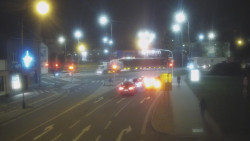 Křižovatka ulic Komenského a Velké Novosady