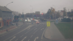 Křižovatka ulic Komenského a Velké Novosady