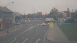 Křižovatka ulic Komenského a Velké Novosady