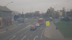 Křižovatka ulic Komenského a Velké Novosady