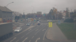 Křižovatka ulic Komenského a Velké Novosady