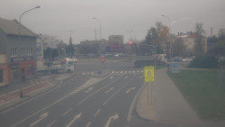 Křižovatka ulic Komenského a Velké Novosady