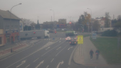 Křižovatka ulic Komenského a Velké Novosady