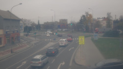 Křižovatka ulic Komenského a Velké Novosady