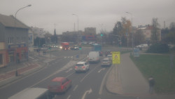 Křižovatka ulic Komenského a Velké Novosady