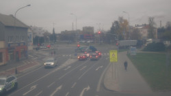 Křižovatka ulic Komenského a Velké Novosady