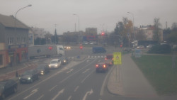 Křižovatka ulic Komenského a Velké Novosady