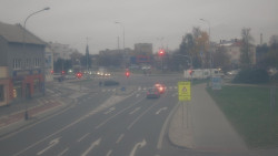 Křižovatka ulic Komenského a Velké Novosady