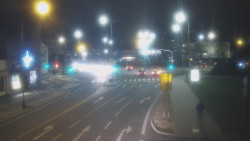 Křižovatka ulic Komenského a Velké Novosady