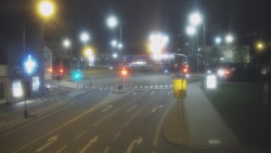 Křižovatka ulic Komenského a Velké Novosady