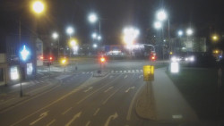 Křižovatka ulic Komenského a Velké Novosady