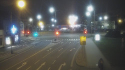 Křižovatka ulic Komenského a Velké Novosady