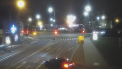 Křižovatka ulic Komenského a Velké Novosady