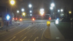 Křižovatka ulic Komenského a Velké Novosady